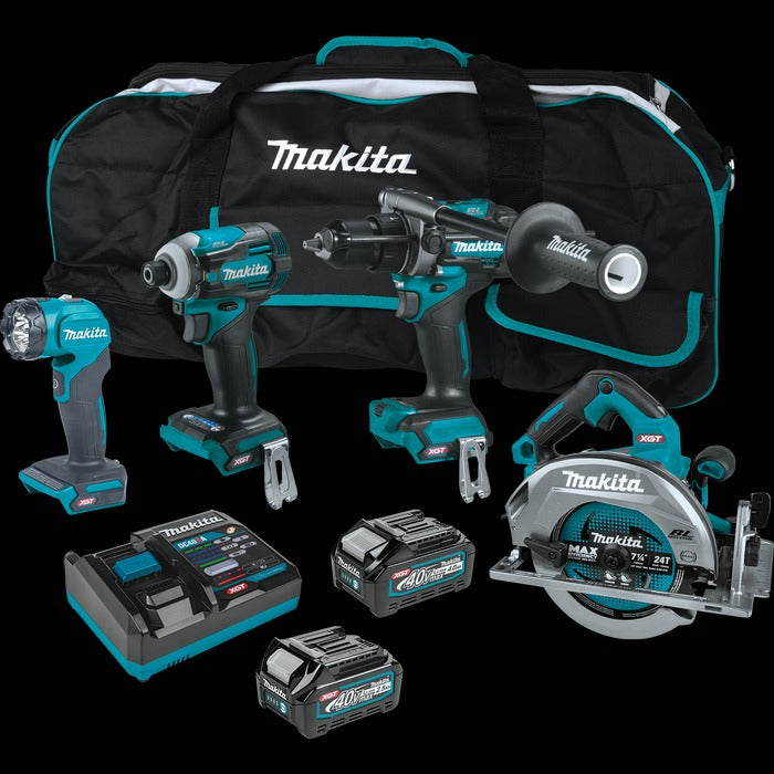 Makita GT400M1D1 40V Max XGT️ Brushless Cordless 4 Pc. Combo Kit (2.5Ah/4.0Ah)