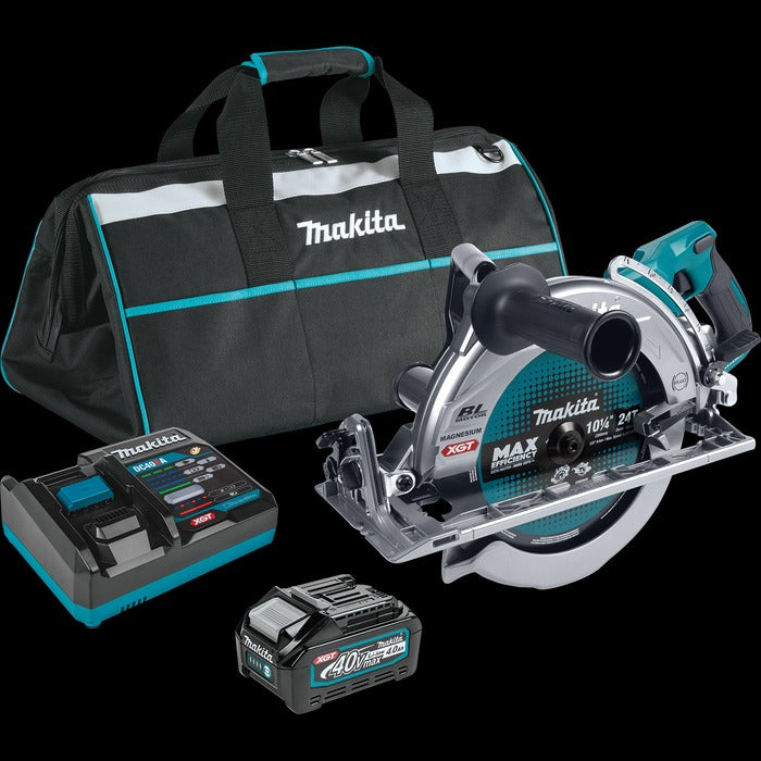 Makita (GSR02M1) 40V Max XGT Circular Saw Kit Rear Handle 10-1/4 In. AWS Capable
